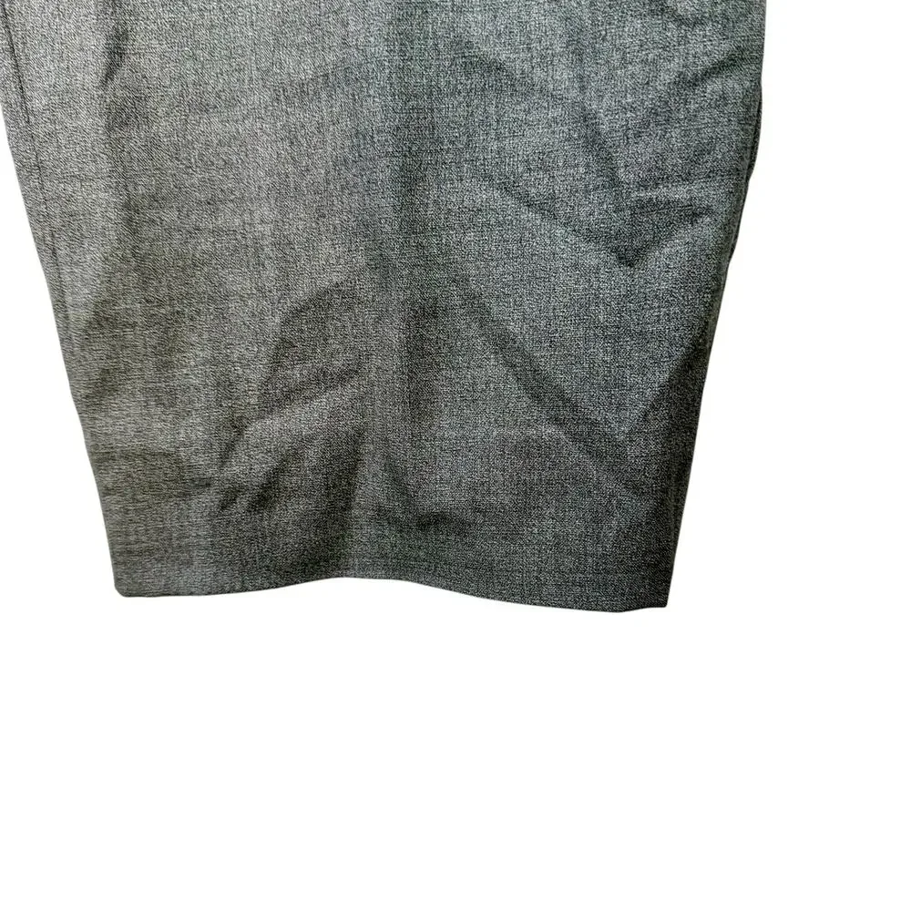 Hart Schaffner Marx Men's 44 Regular 44R Gray 100% Wool Chicago Fit Dress Pants